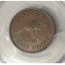 AUSTRALIA 1949 . HALF 1/2 PENNY . ERROR . FULL REVESE BROCKAGE AUSTRALIA 1949 . HALF 1/2 PENNY . ERROR . FULL REVESE BROCKAGE